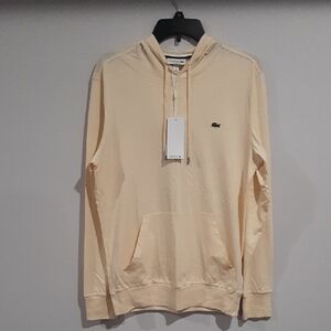 Lacoste Men's Cream Hoodie